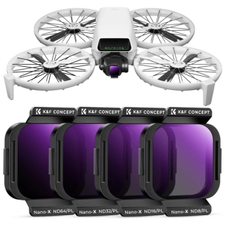 K&F Concept Sada čtyř ND/PL filtrů pro DJI Flip