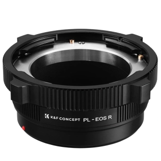 Redukce K&F Concept z objektivu PL na EOS R