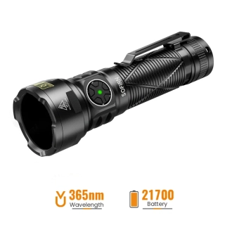 Profesionální UV svítilna Sofirn SR15UV, 365nm, 12W, s akumulátorem