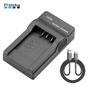 Rychlá USB nabíječka pro baterie Olympus Li-50B, Li-90B a Ricoh DB-110