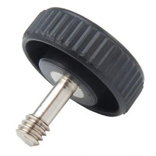 Redukční šroub Caruba 1/4"M - 1/4"F s plastovým úchytem, dlouhý